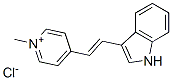 4-[2-(1H-indol-3-yl)vinyl]-1-methylpyridinium chloride CAS#: 64651-39-4