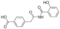 4-[2-[(2-Hydroxybenzoyl)amino]-2-oxoethyl]benzoic acid CAS#: 63992-43-8