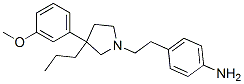 4-[2-[3-(3-Methoxyphenyl)-3-propyl-1-pyrrolidinyl]ethyl]aniline CAS#: 69440-52-4