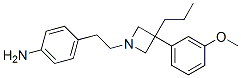 4-[2-[3-(m-Methoxyphenyl)-3-propyl-1-azetidinyl]ethyl]aniline CAS#: 66968-18-1