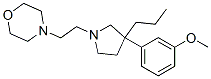 4-[2-[3-(m-Methoxyphenyl)-3-propyl-1-pyrrolidinyl]ethyl]morpholine CAS#: 69365-74-8