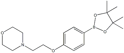 4-(2-(4-(4,4,5,5-Tetramethyl-1,3,2-dioxaborolan-2-yl)phenoxy)ethyl)morpholine CAS#: 690636-28-3