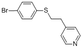 4-[2-(4-BROMOPHENYLTHIO)ETHYL]PYRIDINE CAS#: 62237-50-7