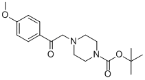 4-[2-(4-METHOXY-PHENYL)-2-OXO-ETHYL]-PIPERAZINE-1-CARBOXYLIC ACID TERT-BUTYL ESTER CAS#: 664362-19-0