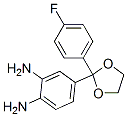 4-[2-(4-fluorophenyl)-1,3-dioxolan-2-yl]benzene-1,2-diamine CAS#: 64420-52-6