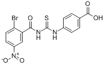 4-[[[(2-BROMO-5-NITROBENZOYL)AMINO]THIOXOMETHYL]AMINO]-BENZOIC ACID CAS#: 531517-33-6