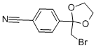 4-[2-(BROMOMETHYL)-1,3-DIOXOLAN-2-YL]BENZONITRILE CAS#: 60207-22-9