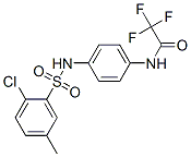 4'-[(2-Chloro-5-methylphenyl)sulfonylamino]-2,2,2-trifluoroacetanilide CAS#: 64058-75-9