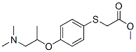 [4-[2-(Dimethylamino)-1-methylethoxy]phenylthio]acetic acid methyl ester CAS#: 66827-44-9