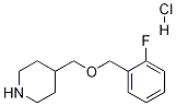 4-{[(2-Fluorobenzyl)oxy]methyl}piperidinehydrochloride CAS#: 614731-80-5