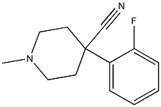 4-(2-Fluorophenyl)-1-Methylpiperidine-4-carbonitrile CAS#: 69584-88-9