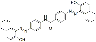 4-[(2-Hydroxy-1-naphthalenyl)azo]-N-[4-[(2-hydroxy-1-naphthalenyl)azo]phenyl]benzamide CAS#: 68155-72-6