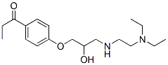 4'-[2-Hydroxy-3-[[2-(diethylamino)ethyl]amino]propoxy]propiophenone CAS#: 63815-45-2