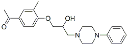 4'-[2-Hydroxy-3-(4-phenylpiperazino)propoxy]-3'-methylacetophenone CAS#: 63990-50-1