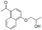 4-(2-Hydroxypropoxy)-1-naphthalenylethanone CAS#: 7761-47-9