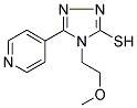 4-(2-METHOXY-ETHYL)-5-PYRIDIN-4-YL-4H-[1,2,4]TRIAZOLE-3-THIOL CAS#: 663181-77-9