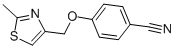 4-[(2-METHYL-1,3-THIAZOL-4-YL)METHOXY]BENZONITRILE CAS#: 671754-28-2