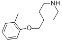 4-[(2-METHYLPHENOXY)METHYL]PIPERIDINE CAS#: 63608-40-2
