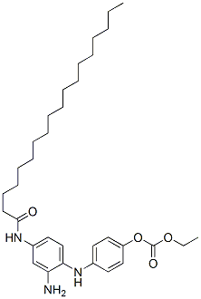 4-[2-amino-4-[(1-oxooctadecyl)amino]anilino]phenyl ethyl carbonate CAS#: 69847-37-6
