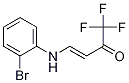 4-(2-broMophenylaMino)-1,1,1-trifluorobut-3-en-2-one CAS#: 176722-52-4