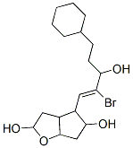 4-(2-bromo-5-cyclohexyl-3-hydroxy-1-penten-1-yl)hexahydro-2H-cyclopenta[b]furan-2,5-diol CAS#: 60057-00-3