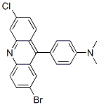4-(2-bromo-6-chloro-acridin-9-yl)-N,N-dimethyl-aniline CAS#: 7497-58-7