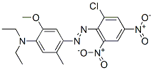 4-[(2-chloro-4,6-dinitrophenyl)azo]-N,N-diethyl-5-methyl-o-anisidine CAS#: 69938-68-7