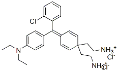 [4-[(2-chlorophenyl)[4-(diethylamino)phenyl]methylene]-2,5-cyclohexadien-1-ylidene]diethylammonium chloride CAS#: 68391-24-2