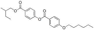 4-[(2-methylbutoxy)carbonyl]phenyl 4-(hexyloxy)benzoate CAS#: 64240-65-9