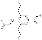 4-(2-methylprop-2-enoxy)-3,5-dipropyl-benzoic acid CAS#: 7192-41-8