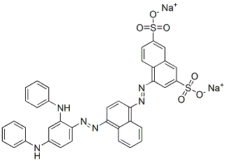 4'-[[2,4-Bis(phenylamino)phenyl]azo][1,1'-azobisnaphthalene]-3,6-disulfonic acid disodium salt CAS#: 6505-94-8