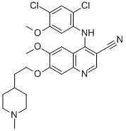 4-[(2,4-DICHLORO-5-METHOXYPHENYL)AMINO]-6-METHOXY-7-[2-(1-METHYL-4-PIPERIDINYL)ETHOXY]-3-QUINOLINECARBONITRILE CAS#: 622368-88-1