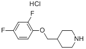 4-[(2,4-DIFLUOROPHENOXY)METHYL]PIPERIDINEHYDROCHLORIDE CAS#: 614731-39-4