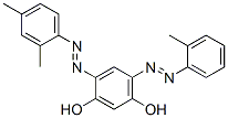 4-[(2,4-Dimethylphenyl)azo]-6-[(2-methylphenyl)azo]-1,3-benzenediol CAS#: 68213-95-6