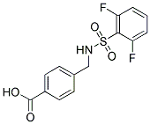 4-(([(2,6-DIFLUOROPHENYL)SULFONYL]AMINO)METHYL)BENZOIC ACID CAS#: 690646-12-9