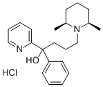 4-[(2R,6S)-2,6-dimethyl-1-piperidyl]-1-phenyl-1-pyridin-2-yl-butan-1-o l hydrochloride CAS#: 61477-94-9