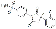 4-[3-(2-chlorophenyl)-3-methyl-2,5-dioxo-pyrrolidin-1-yl]benzenesulfon amide CAS#: 65116-66-7