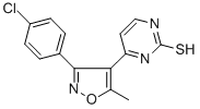 4-[3-(4-CHLOROPHENYL)-5-METHYL-4-ISOXAZOLYL]-2-PYRIMIDINETHIOL CAS#: 685542-51-2