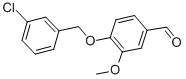 4-[(3-CHLOROBENZYL)OXY]-3-METHOXYBENZALDEHYDE CAS#: 588678-16-4
