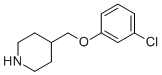 4-[(3-CHLOROPHENOXY)METHYL]PIPERIDINE CAS#: 63608-32-2