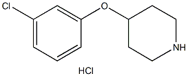4-(3-CHLOROPHENOXY)PIPERIDINE HYDROCHLORIDE CAS#: 65367-99-9