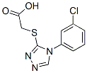 {[4-(3-CHLOROPHENYL)-4H-1,2,4-TRIAZOL-3-YL]THIO}ACETIC ACID CAS#: 66297-69-6