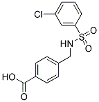 4-(([(3-CHLOROPHENYL)SULFONYL]AMINO)METHYL)BENZOIC ACID CAS#: 690645-98-8