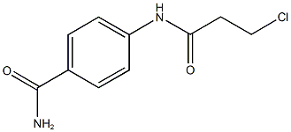4-[(3-CHLOROPROPANOYL)AMINO]BENZAMIDE CAS#: 573994-42-0