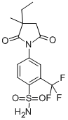 4-(3-Ethyl-3-methyl-2,5-dioxopyrrolidin-1-yl)-2-(trifluoromethyl)benzenesulfonamide CAS#: 65116-29-2