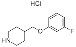 4-[(3-FLUOROPHENOXY)METHYL]PIPERIDINEHYDROCHLORIDE CAS#: 614731-38-3