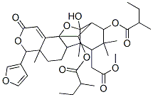 4-(3-Furyl)-4a,5,6,6a,6b,7,8,9,10,10a-decahydro-10a-hydroxy-4a,6b,8,8-tetramethyl-9,12-bis(2-methyl-1-oxobutoxy)-2-oxo-4H-10,11a-methano-2H-benzofuro[2,3-f][2]benzopyran-7-acetic acid methyl ester CAS#: 62660-19-9
