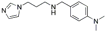 (4-[(3-IMIDAZOL-1-YL-PROPYLAMINO)-METHYL]-PHENYL)-DIMETHYL-AMINE CAS#: 626209-28-7