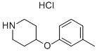 4-(3-METHYLPHENOXY)PIPERIDINEHYDROCHLORIDE CAS#: 65367-96-6