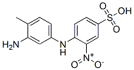 4-[(3-amino-p-tolyl)amino]-3-nitrobenzenesulphonic acid CAS#: 68957-42-6